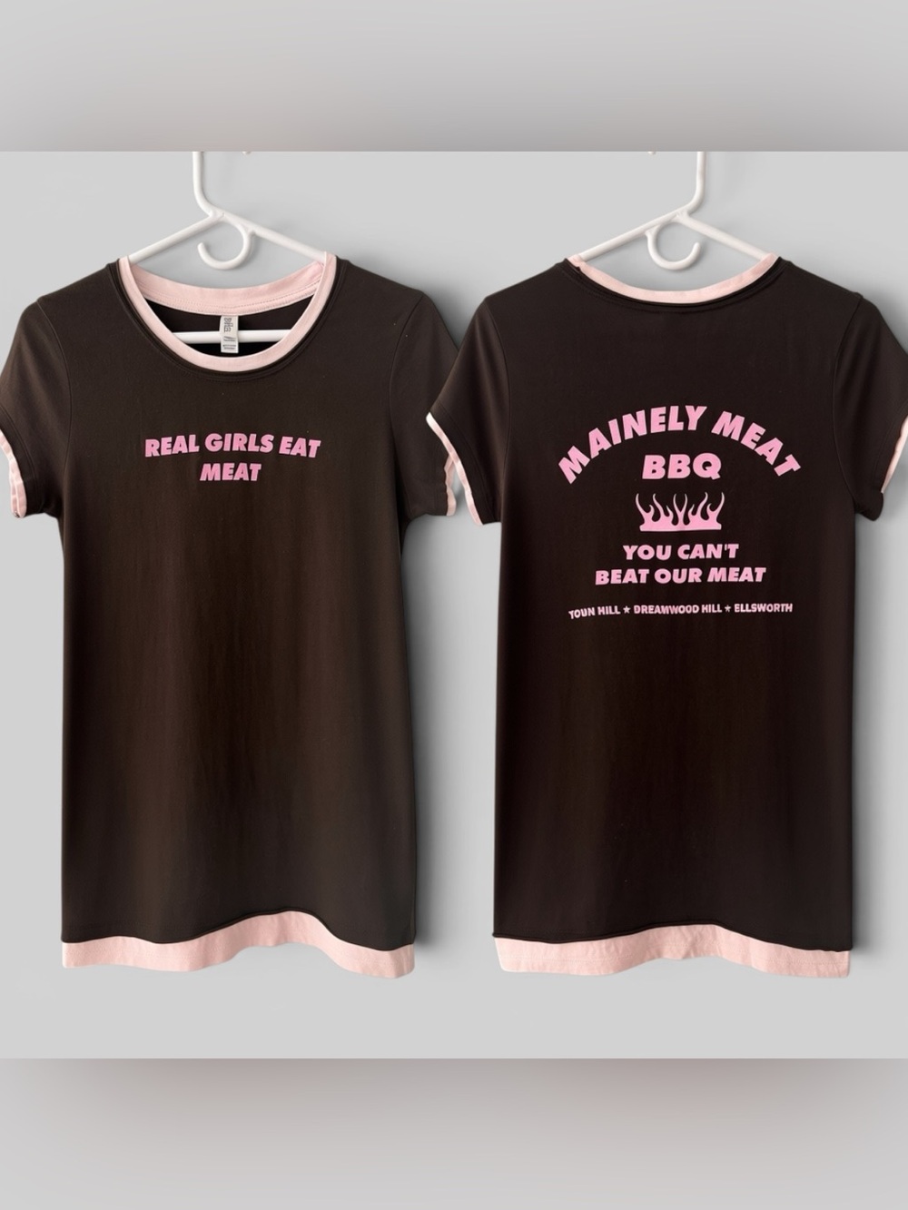 Real Girls Eat Meat BBQ T-Shirt